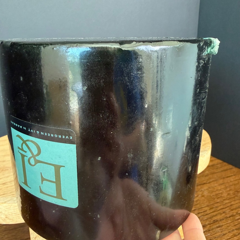 E&I by Hanna's Evergreen & Ivy Pine 4‎ Wick Pillar Candle Large Forest Green - Picture 5 of 6